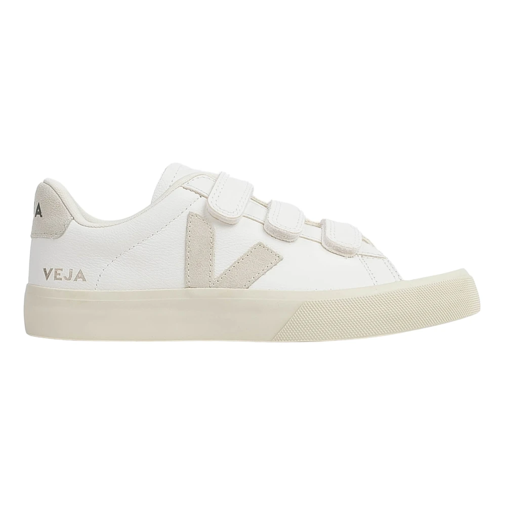 Veja Witte Leren Sneakers White Dames