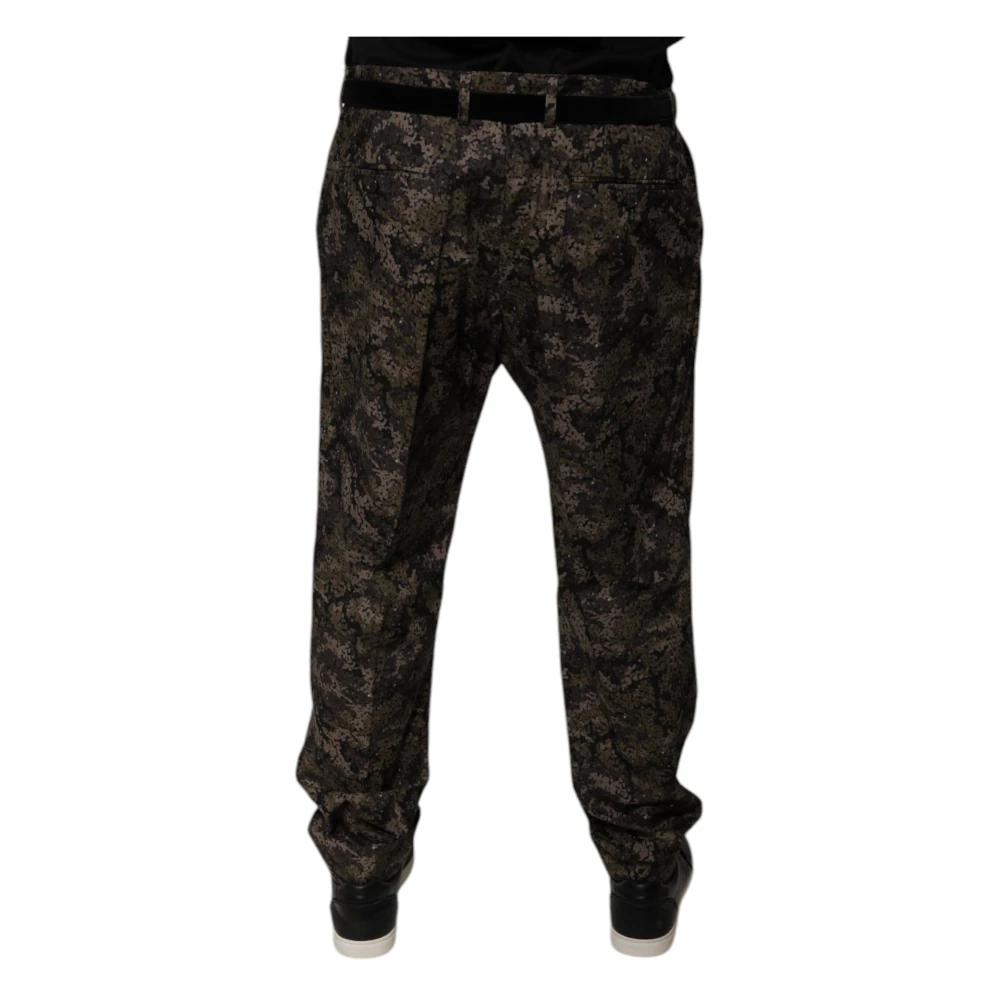 Dolce & Gabbana Camouflage Broek Multicolor Heren