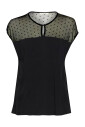 mesh-design-blouse-in-pitch-black