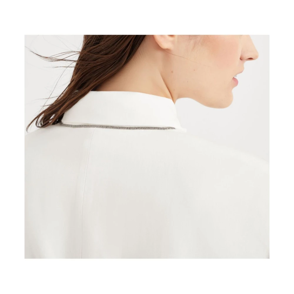 BRUNELLO CUCINELLI Witte jassen voor een stijlvolle look White Dames
