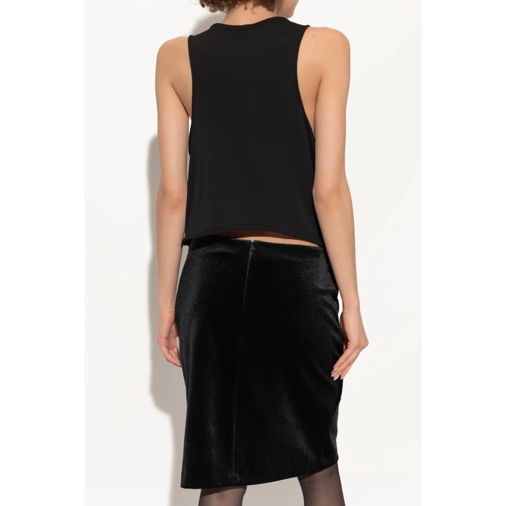 Emporio Armani Jurk met uitsnijding Black Dames