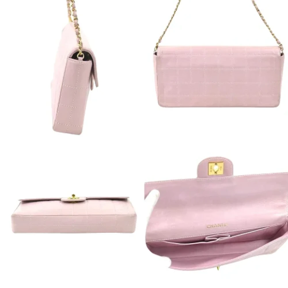 Chanel Vintage Pre-owned Leather shoulder-bags Pink Dames