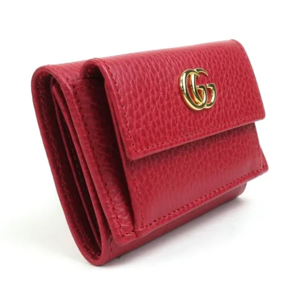 Gucci Vintage Pre-owned Leather wallets Red Dames