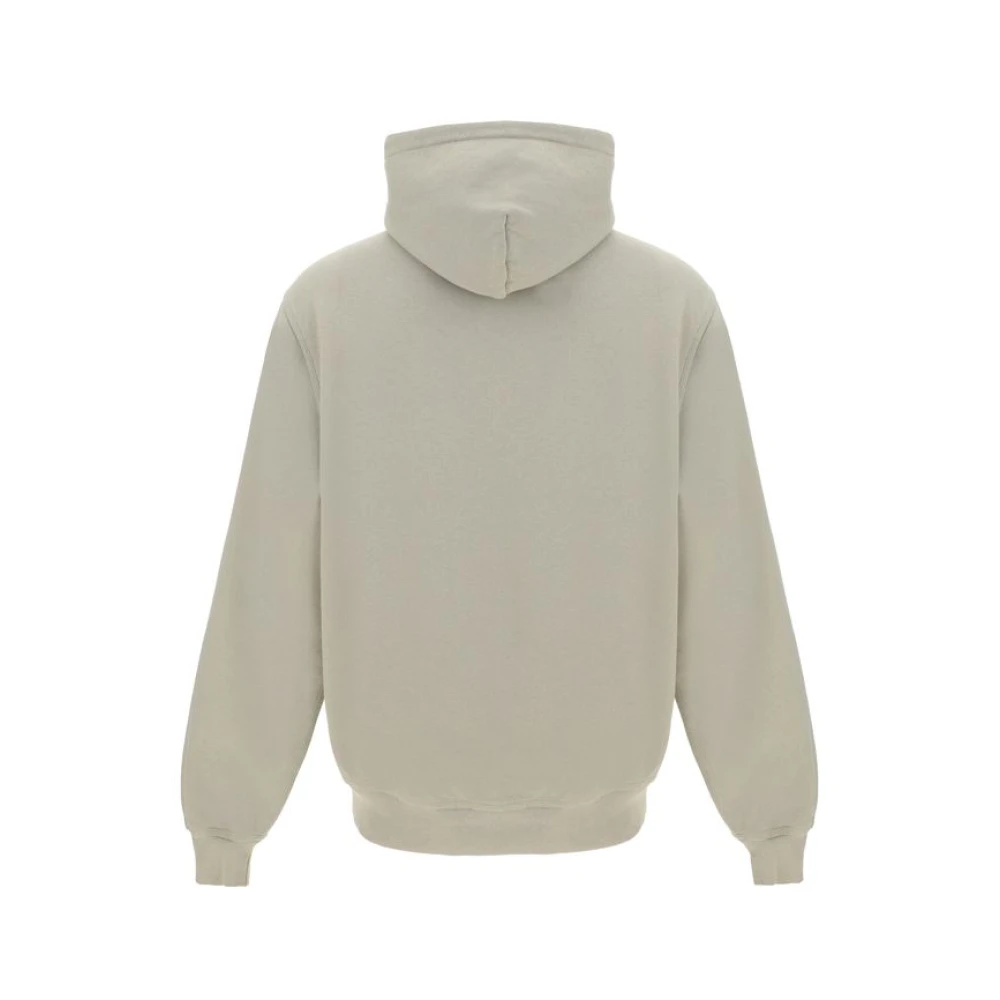 Burberry Hoodie van katoen met kangoeroezak Beige Heren
