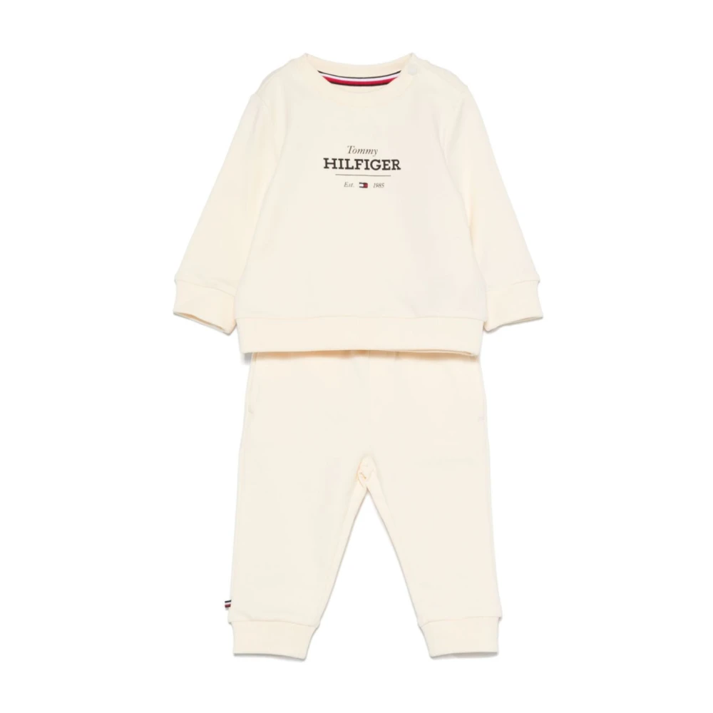 Tommy Hilfiger Barn MultiFärg Dragsko Midja Beige, Pojke