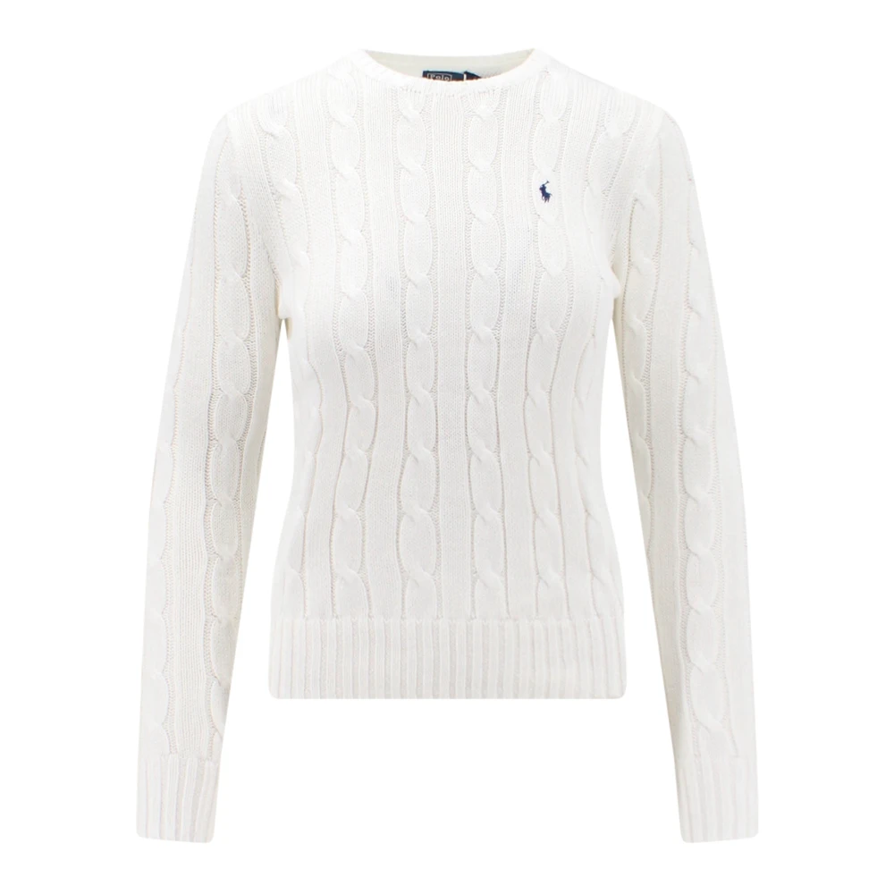 Polo Ralph Lauren Gebreide trui van wol en kasjmier White Dames