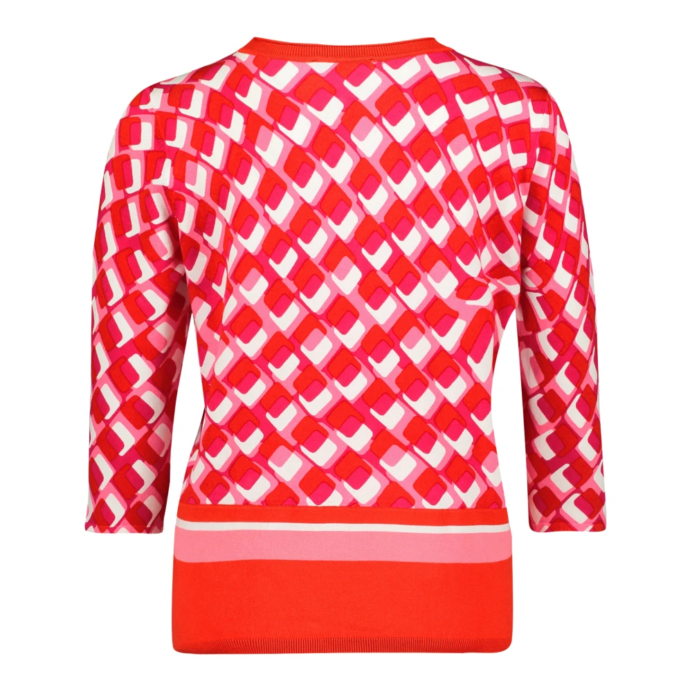 Betty Barclay Grafische Color-Block Trui Multicolor Dames