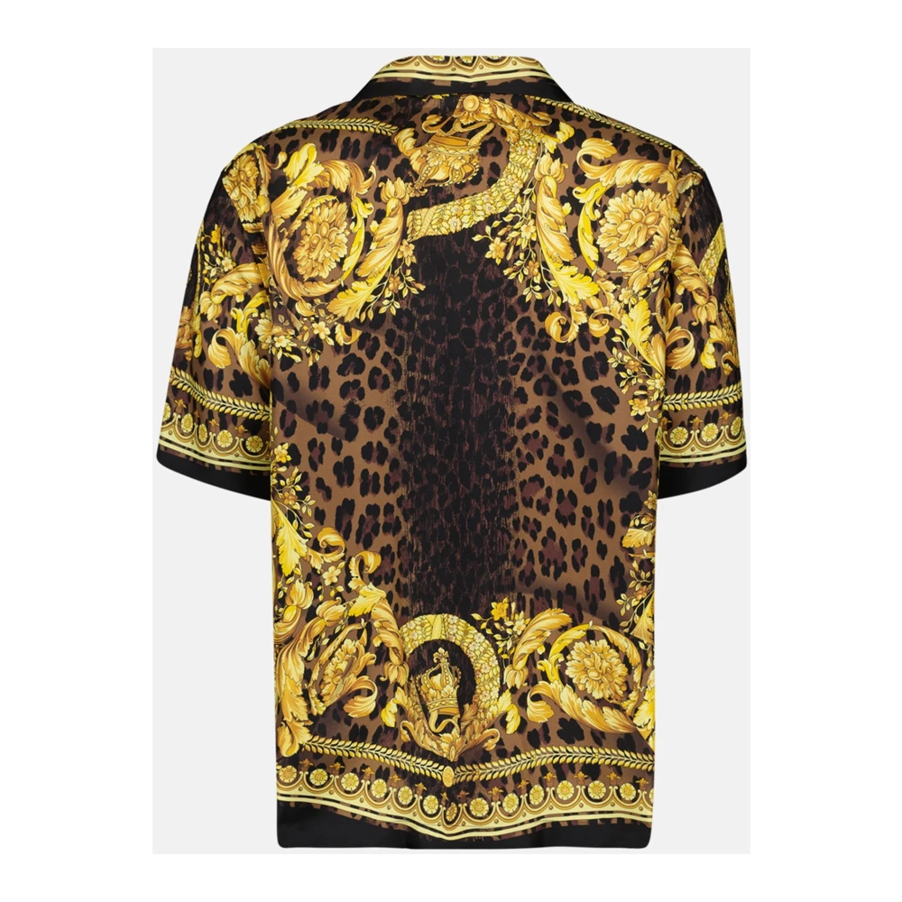 Versace Zijden Barocco Shirt Herfst-Winter 2024 Multicolor Heren