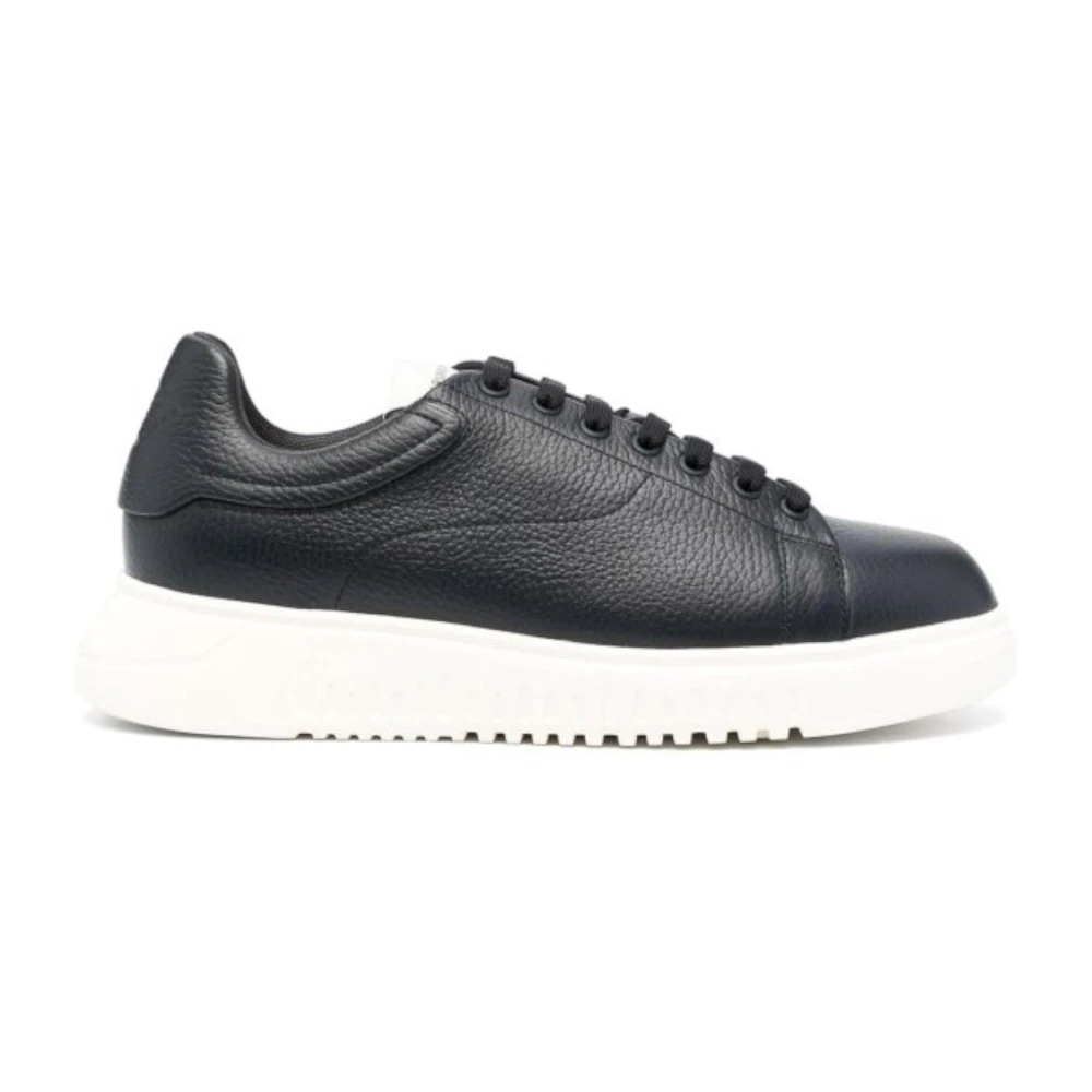 Emporio Armani Men's Blue Sneakers, 7 Uk, Low Top Trainers X4x264xf76800285