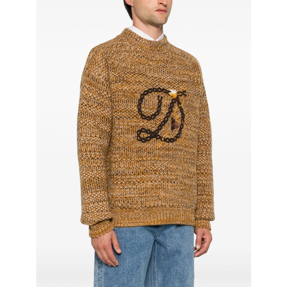 Drole de Monsieur Bruine Sweatshirt Aw24 Stijlvolle Herenkleding Brown Heren