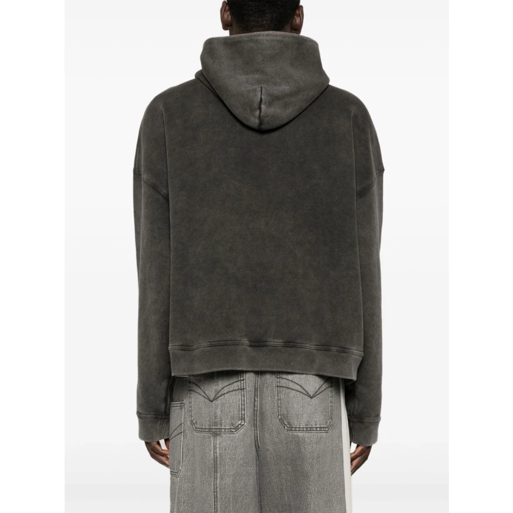 Represent Hoodie met Appliqué Black Heren