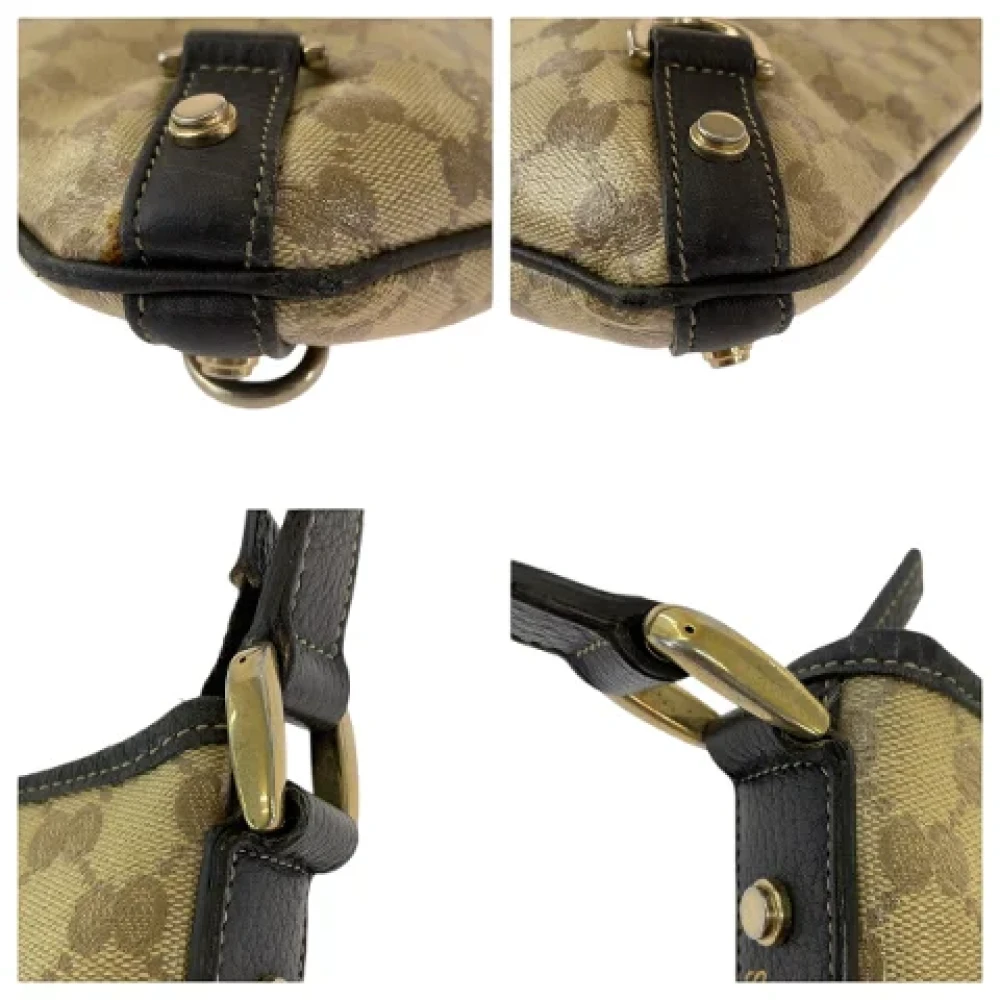 Gucci Vintage Pre-owned Canvas crossbody-bags Beige Dames