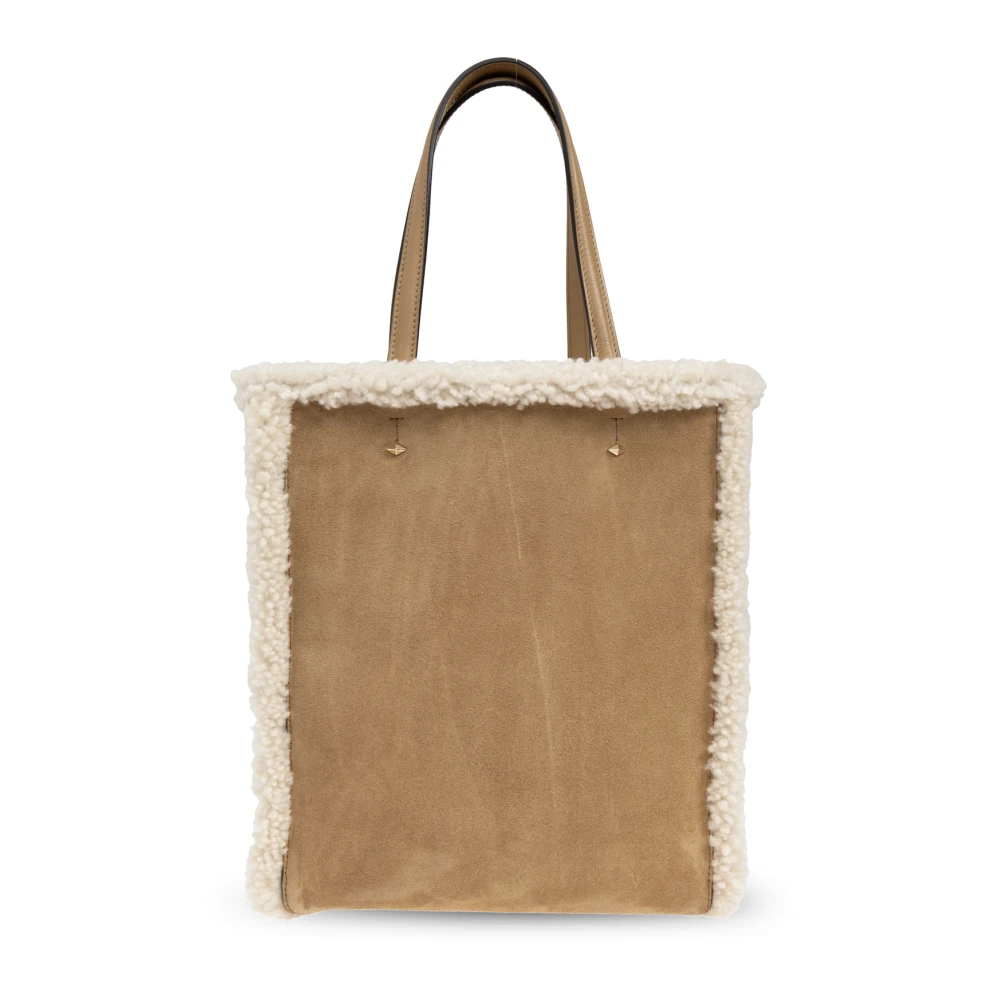 Jimmy Choo Tas Lenny North-South Medium type-shopper Beige Dames