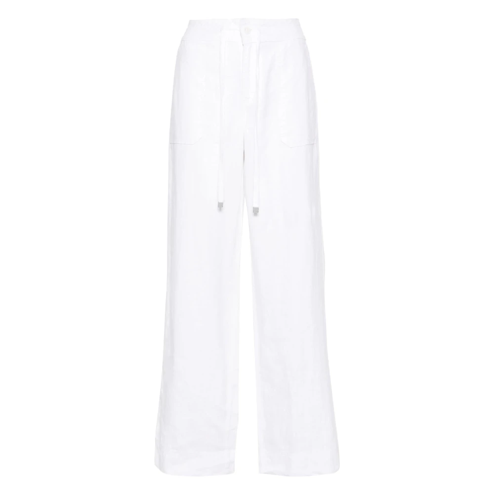 Ralph Lauren Jovonie wide leg broek White Dames