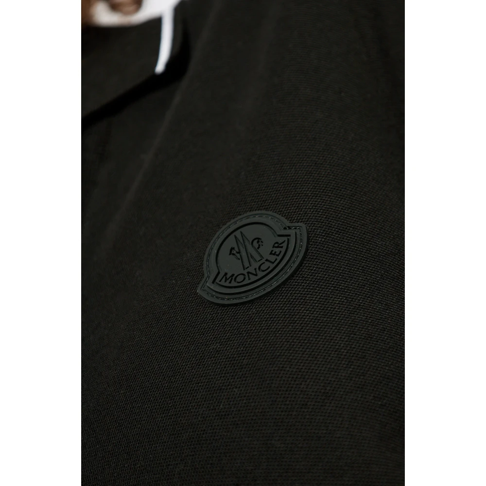 Moncler Katoenen polo Black Dames