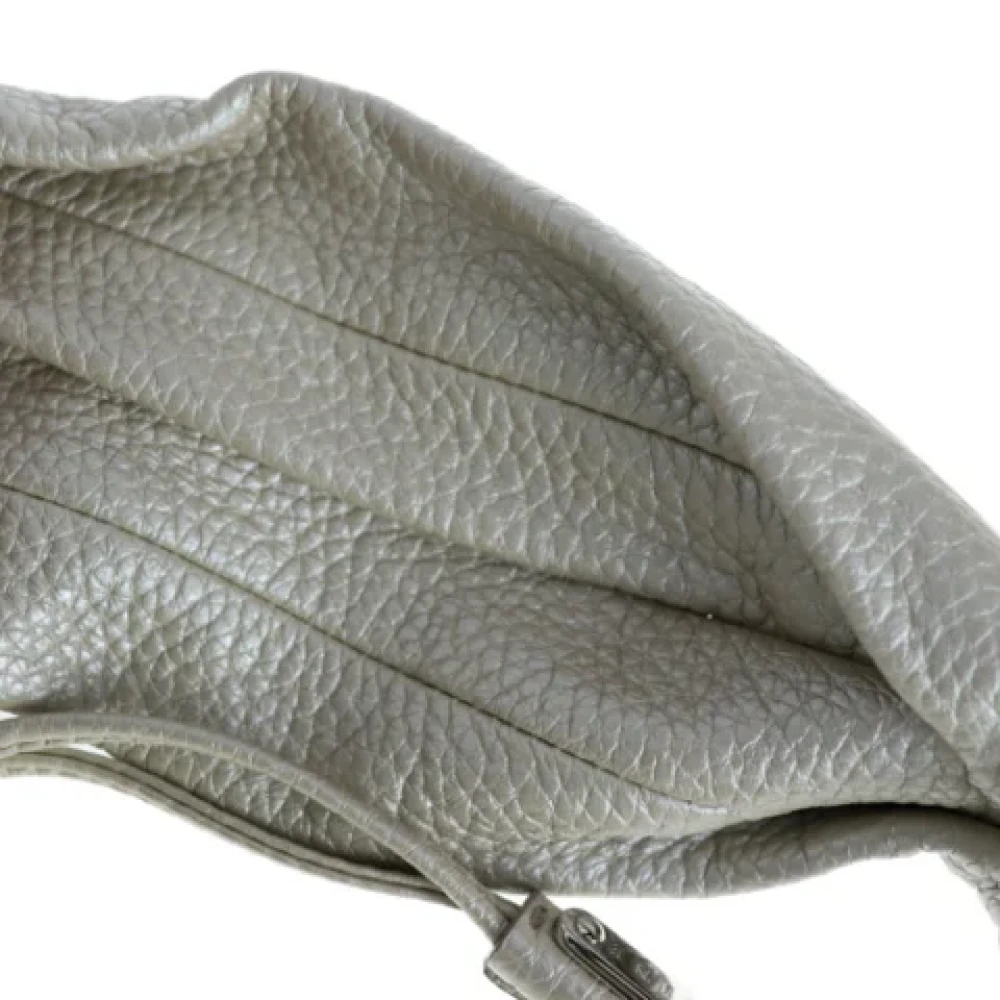 Celine Vintage Pre-owned Leather shoulder-bags White Dames