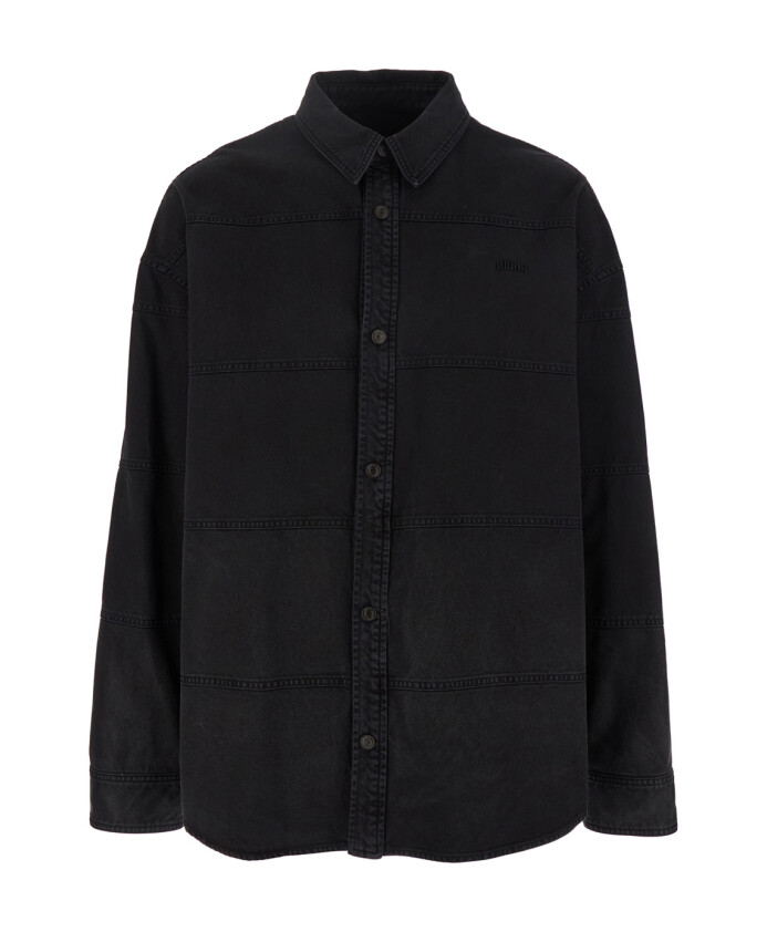 chemise-noire-avec-col-classique