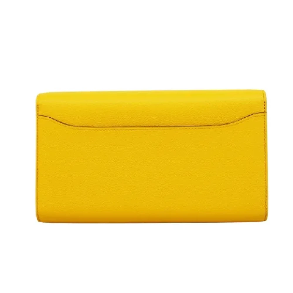 Hermès Vintage Pre-owned Fabric crossbody-bags Yellow Dames