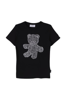 black-teddy-bear-tee-for-kids