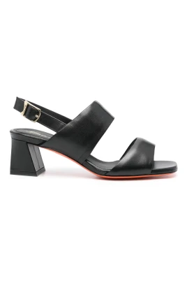 Elegant Svart Läder Pumps