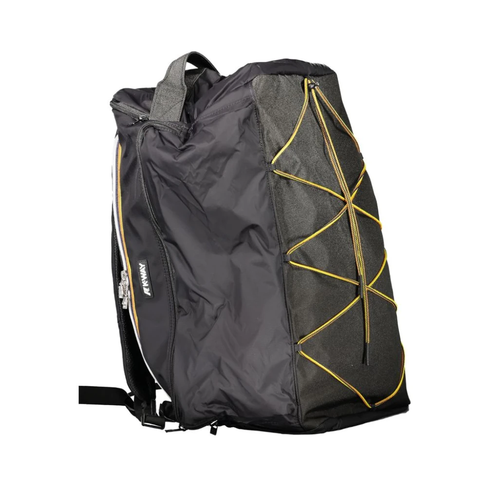 K-way Omkeerbare sportrugzak met meerdere compartimenten Black Unisex