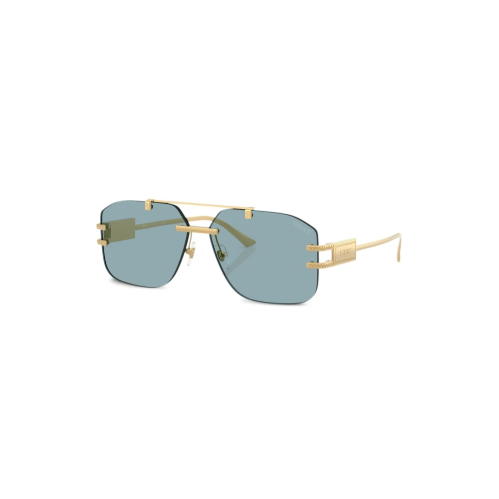 Versace Men's Yellow Sunglasses, 60 Mm, Aviator Sunglasses