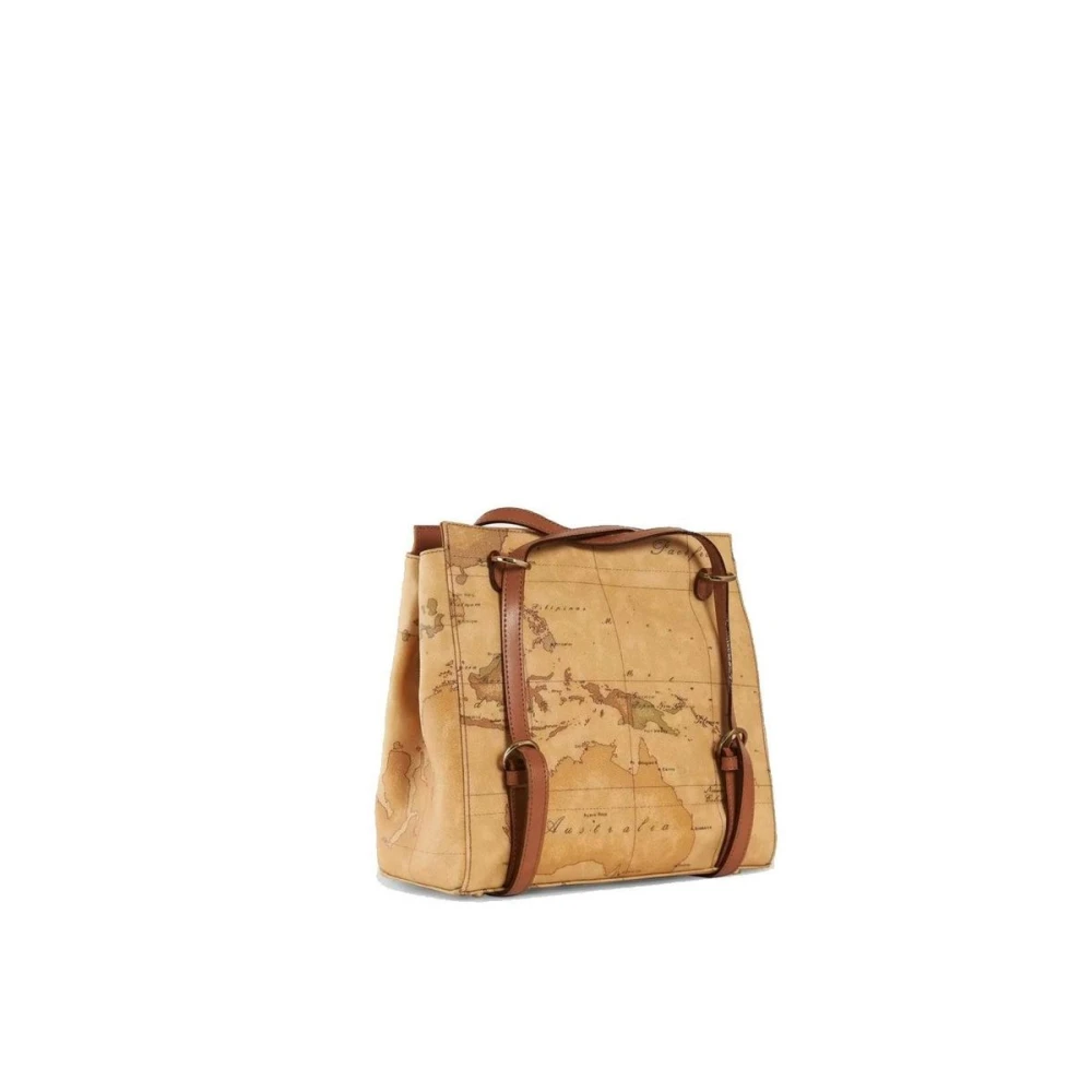 Alviero Martini 1a Classe Stijlvolle Rugzak voor Dagelijks Gebruik Beige Dames