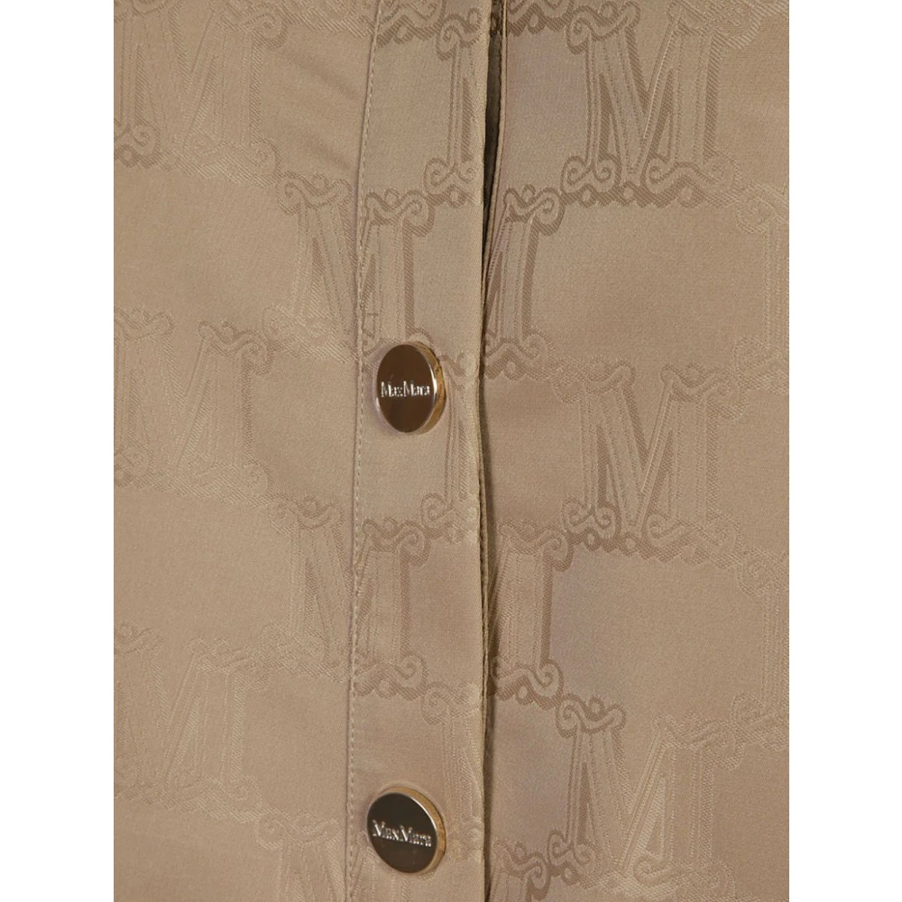Max Mara Beige Outerwear Jas voor Vrouwen Beige Dames
