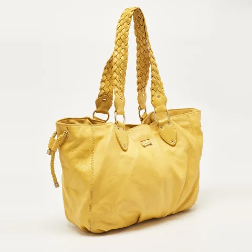 Michael Kors Pre-owned Leather shoulder-bags Yellow Dames