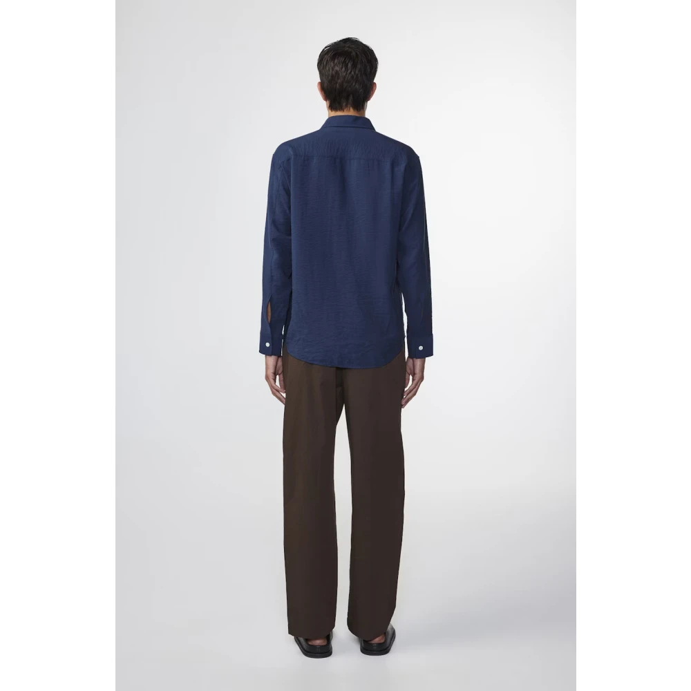 Nn07 Shirts Blue Heren