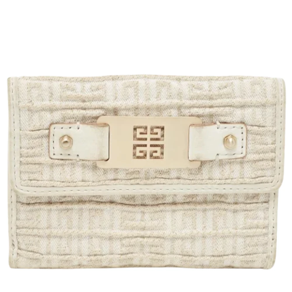 Givenchy Pre-owned Canvas wallets White Dames