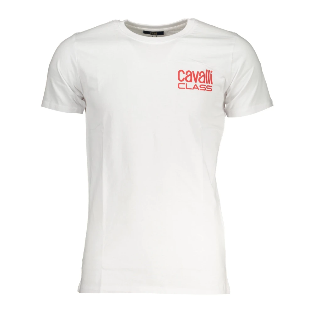 Cavalli Class Korte Mouw Heren Wit T-Shirt White Heren