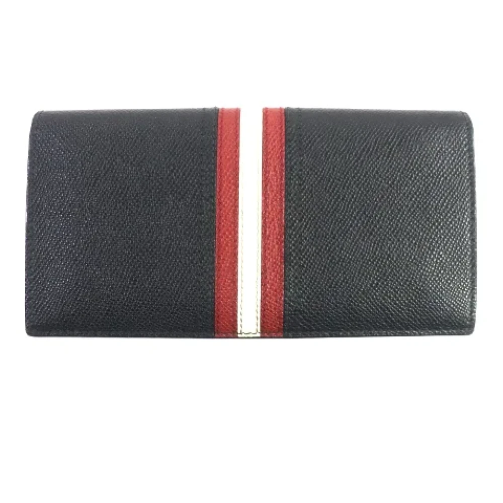 Bally Pre-owned Leather wallets Black Heren