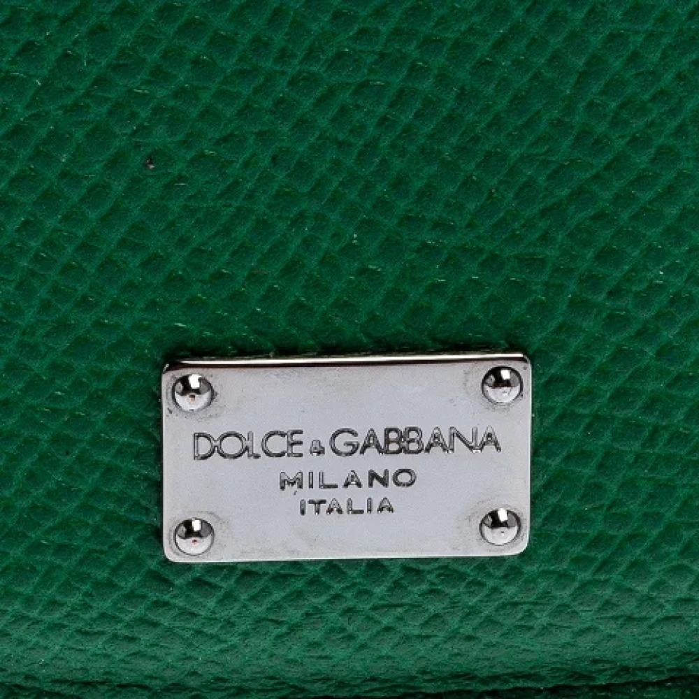 Dolce & Gabbana Pre-owned Canvas home-office Green Dames