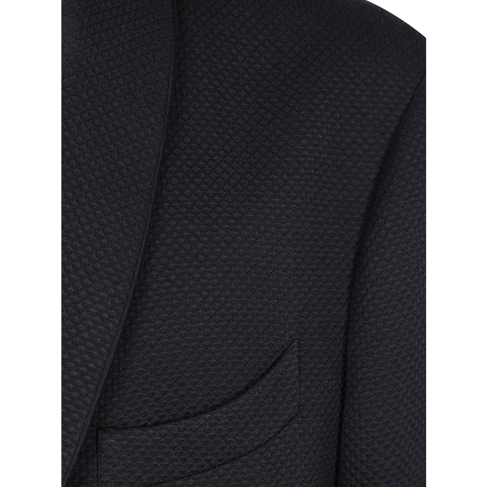 Giorgio Armani Elegante Blazer voor een stijlvolle look Black Heren