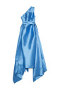 blue-satin-one-shoulder-dress
