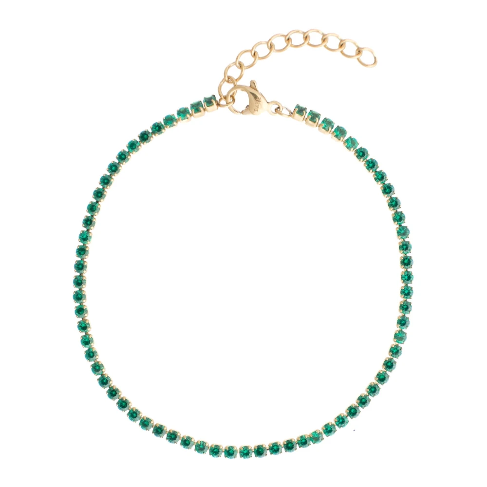Tennis Chain Bracelet 2 MM Green