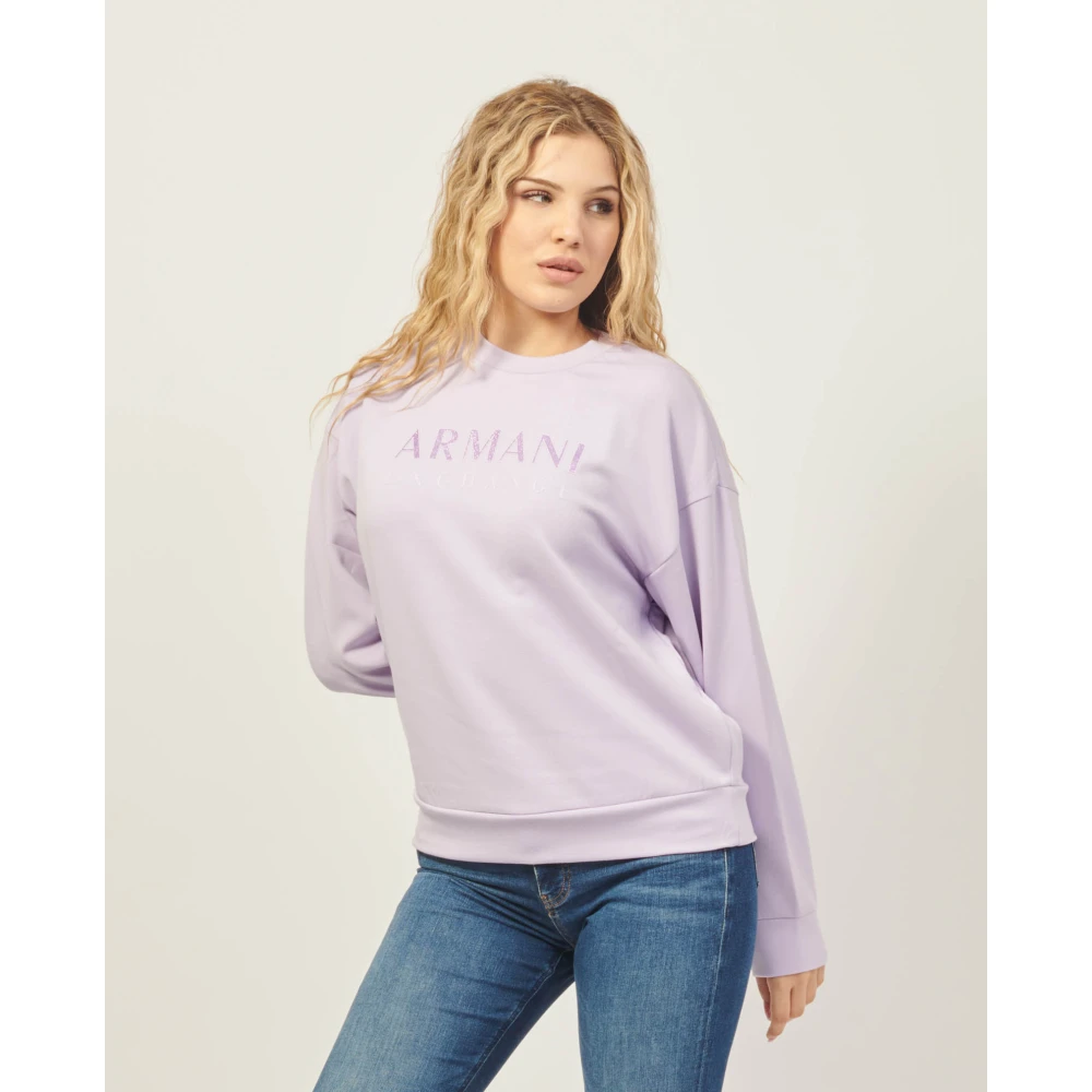 Armani Exchange Sweatshirts Purple Dames