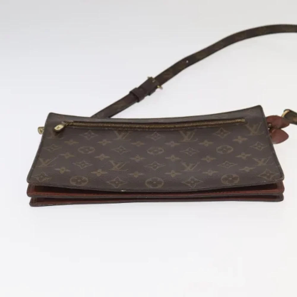 Louis Vuitton Vintage Pre-owned Canvas shoulder-bags Brown Dames