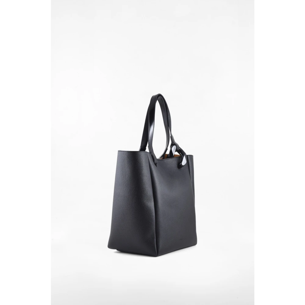JW Anderson Tassen van volnerf kalfsleer Black Dames