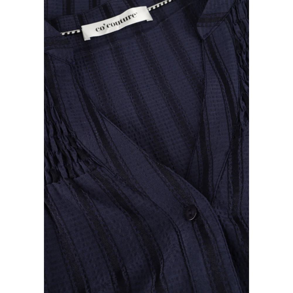Co'Couture Navy Midi Jurk Lulu Blue Dames