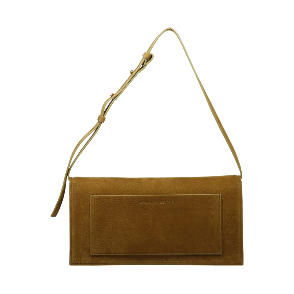 Benedetta Bruzziches Amber Light Green Schoudertas Brown Dames