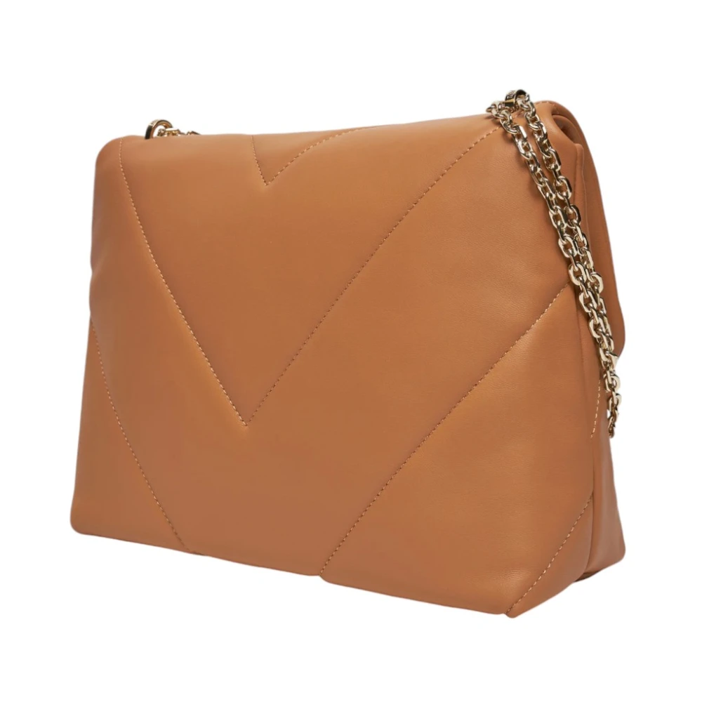 PATRIZIA PEPE Stijlvolle leren tas voor vrouwen Beige Dames
