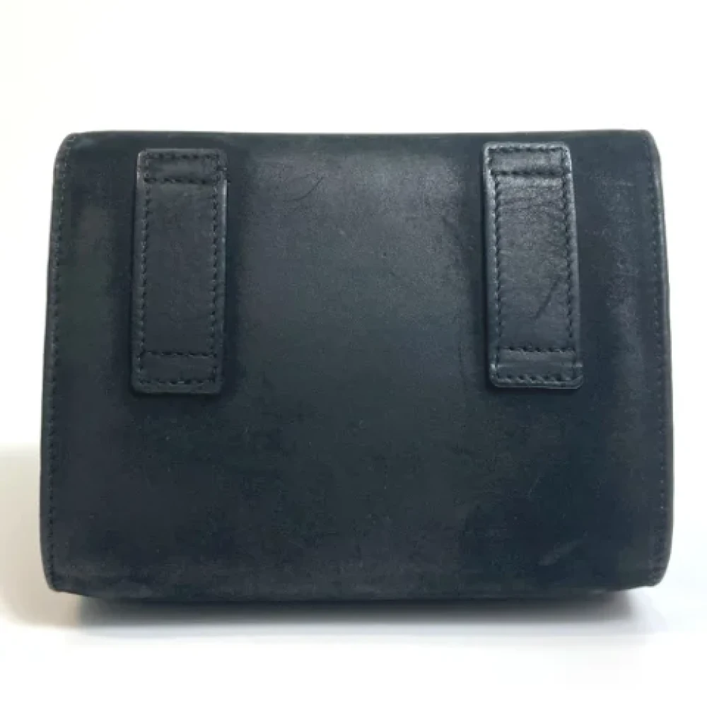 Salvatore Ferragamo Pre-owned Leather shoulder-bags Black Dames