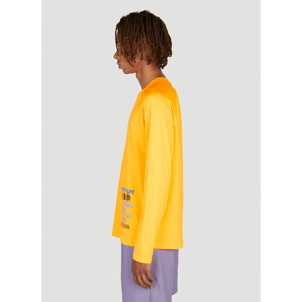 The North Face Grafische Nylon Sweater Orange Heren