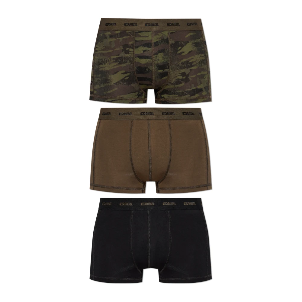 Diesel Uomo Verde - Damien-Utlt-3Pack - Underwear - 2XL