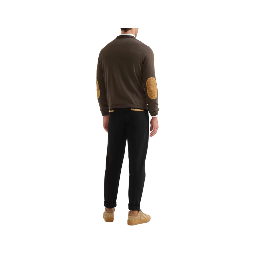 Alviero Martini 1a Classe Bruine Trui Prima Classe Stijl Brown Heren