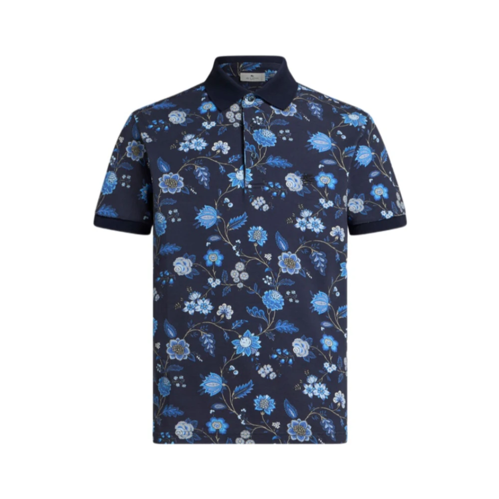 ETRO Stijlvolle Polo Shirt Blue Heren