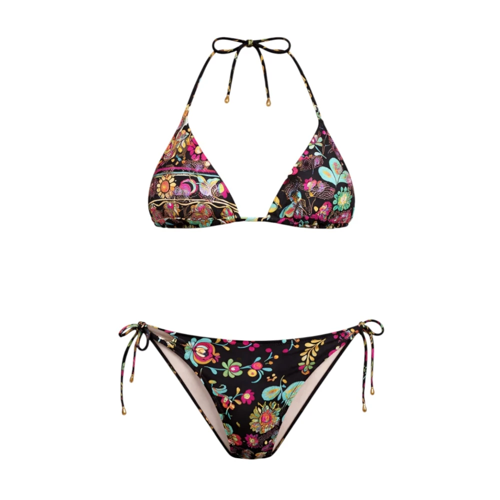 Miss Bikini Women's Multicolor Triangle Bikini - Bikinis - M - Swimwear