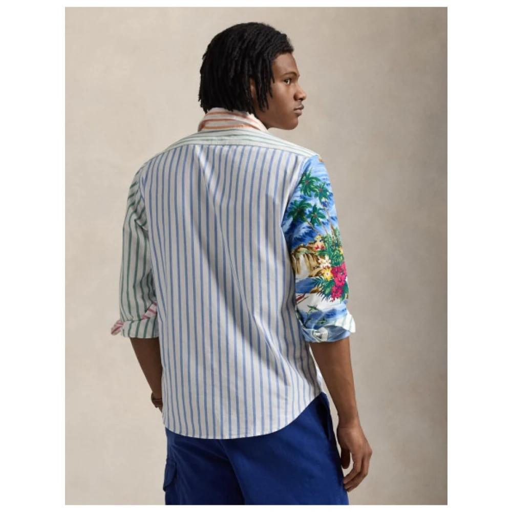 Polo Ralph Lauren Patchwork Oxford Overhemd Multicolor Heren